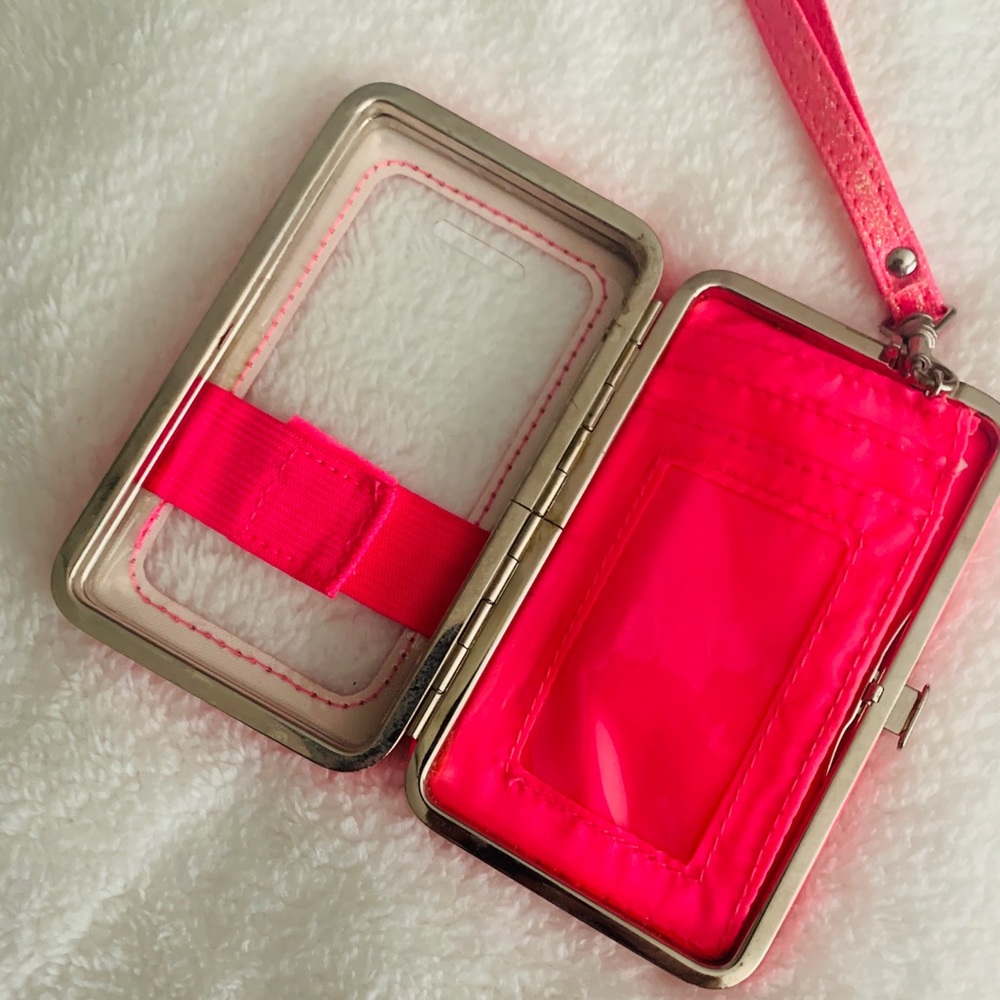 🤩$3 IN BUNDLE🤩 Pink Justice Glitter Wallet - Picture 3 of 3